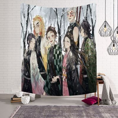[COD] Anime Tapestry Hanging Slayer: Wall Decoration Mural Cartoon Painting Factory Customization