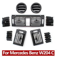 Upgraded Front Air Conditioning AC Vent Grille Outlet Set For Mercedes Benz W204 C Class 180 200 220 230 260 300 350 2007-2011