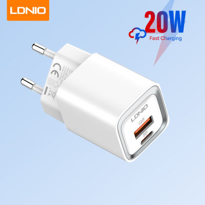 LDNIO 20W  Fast Charger USB 2A + 1Cport Charger 3-Port Wall Travel Charger High Power