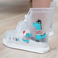 【hot sale】 ◄ B53 Childrens Rain Shoe Cover Cartoon Thickened Non-slip in the Tube Foot Cover Rain Anti-sand and Anti-fouling