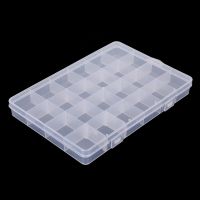 【hot】❐∈❁  New Slots Adjustable Jewelry Storage Organizer Beads Grids Transparent Plastic