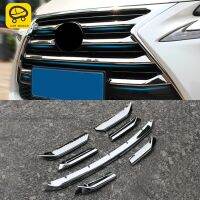 CarManGo For Lexus NX 200 200t 300h 2012-2016 Car Accessories Front Grille Sill Grill Pad Trim Sticker Frame Chrome Decoration