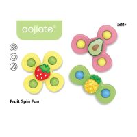 [COD] cup spinner toy childrens fidget baby bath play insect sucker