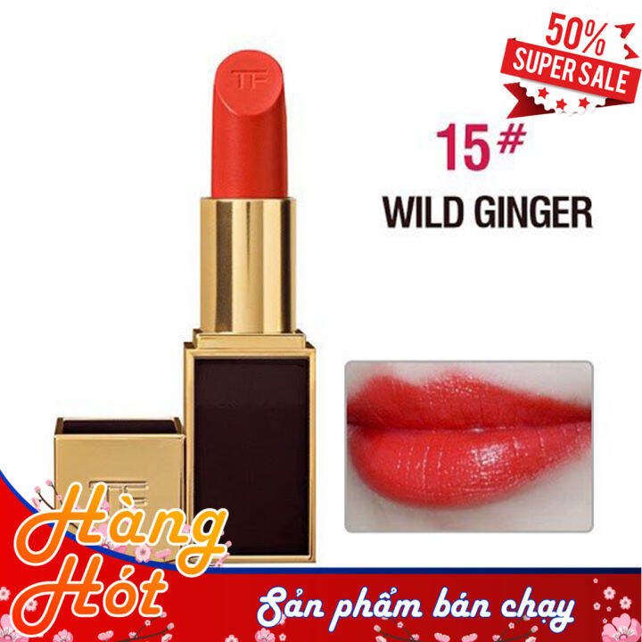 HÀNG HOT] Son Môi Cao Cấp  .D Màu Wild Ginger – Cam tươi - Chất  son mềm