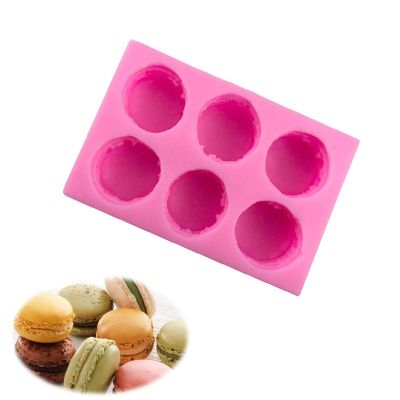 Macarone Dessert Molds Pastry Muffin Fondant Chocolate Scented Candle Silicone Mould DIY Baking Tools Bakery Kitchen Accessories