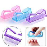 Easy To Use 5 Colors Plastic Nail Art Accessories Nail Dust Brushes Cleaner Tool Manicure Pedicure