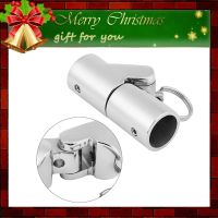 Marine Stainless Steel Folding Swivel Coupling Tube Pipe Connector Boat Deck Hinge Mount Connector Boat Hardware Fitting Accessories