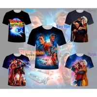 ฤดูร้อน2021ใหม่แฟชั่น Back To The Future 3D เสื้อยืดผู้ชายพิมพ์ลาย (Unisex) เสื้อแขนสั้น