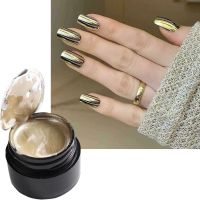 【YP】 Gold Metal Painting Gels UV Nails Gel Design French Holographic Manicure Material Accessories  CJS-01