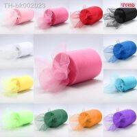 ℡ Tulle Roll 15CMx22M Roll Fabric Spool Tutu Party Birthday Gift Wrap Wedding Decoration tulle organza roll Supplies 6z