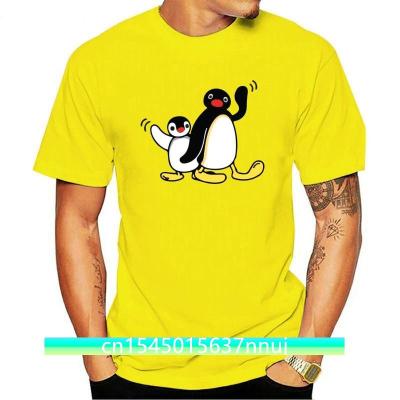 Midnite Star Pingu Mens T Shirts Penguin Series Cartoon Meme 80S 90S Retro Cute Funny Funny Tees Tshirts