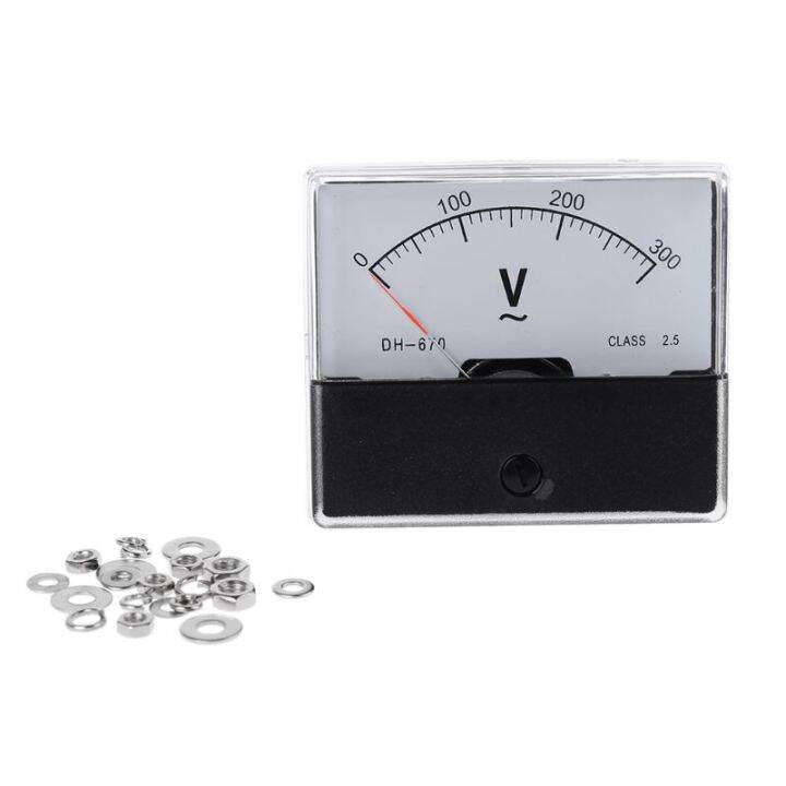 Sigma 6L2 0-300V AC Analog Square Voltmeter – Panel Volt Meter, Open Box