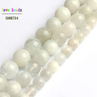 Natural Moonstone Bead Round Loose Beads for Jewelry Making Diy Bracelet 15 Strand 6mm 8mm 10mm Cables