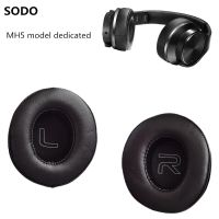 [Feida Digital Store] แผ่นรองหูฟัง1คู่เปลี่ยนโปรตีนหนัง Ear Cushion Cover Earmuffs สำหรับ SODO MH5 Wireless Bass หูฟังบลูทูธ