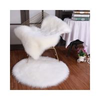 【CW】 Washable Fluffy Shaggy Hair Floor Protection Non Soft Rugs Faux Fur Bedroom Mats Sheepskin Rug