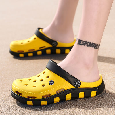 ฤดูร้อนผู้ชายรองเท้าแตะ Crocks LiteRide Hole รองเท้าผู้หญิงรองเท้าแตะ Crok Clogs Unisex Beach Flip Flops รองเท้าแตะ EVA Crocse สวน Shoes