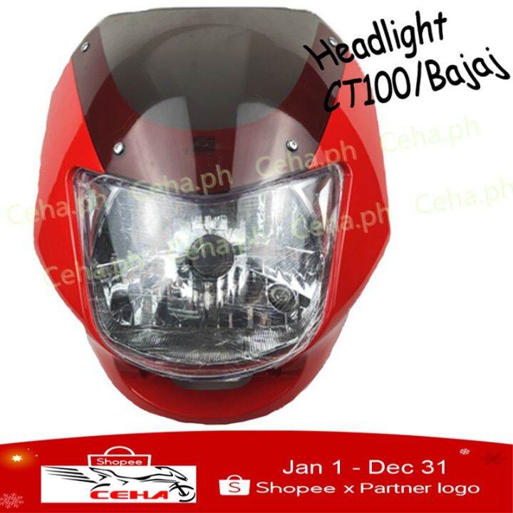 Motorcycle Headlight Assembly CT100BAJAJ Lazada PH