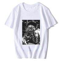 Horror Animation Graphic T-Shirt Toshiji Ito Horror T-Shirt Secret Haunted House T-Shirt S MenS Casual T-Shirt