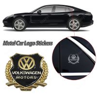 Volkswagen Metal Car 3D Logo Badge Sticker Fashion Car Decoration Accessories for Gol T-cross Nivus Fox Saveiro Taos Polo Amarok Vento Virtus Tiguan Passat