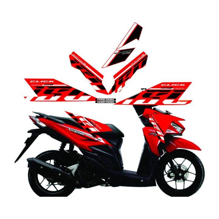 ♤HONDA CLICK 150 V1 STOCK DECALS♂ Lazada PH