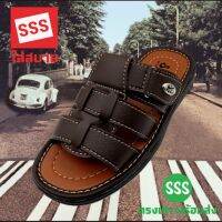 EPL พระสงฆ์ ✭SSS Abbey 2 40-45 รองเท้าแตะเพื่อสุขภาพผู้ชาย รองเท้าแตะหนัง PU รองเท้าสวมชาย รองเท้าแตะหนังวินเทจ รองเท้าพระสงฆ์ღ สำหรับพระสงฆ์  ถวายพระ