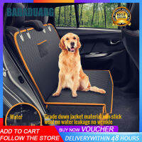 สุนัขกลับป้องกันที่นั่งกันน้ำ Scratchproof เปลแบบไม่ลื่นไถลสำหรับสุนัข Backseat ป้องกันสิ่งสกปรกและขนสัตว์ขนสัตว์ทนทานสัตว์เลี้ยงที่รองเบาะรถยนต์สำหรับสัตว์เลี้ยงสำหรับรถยนต์และรถ SUV