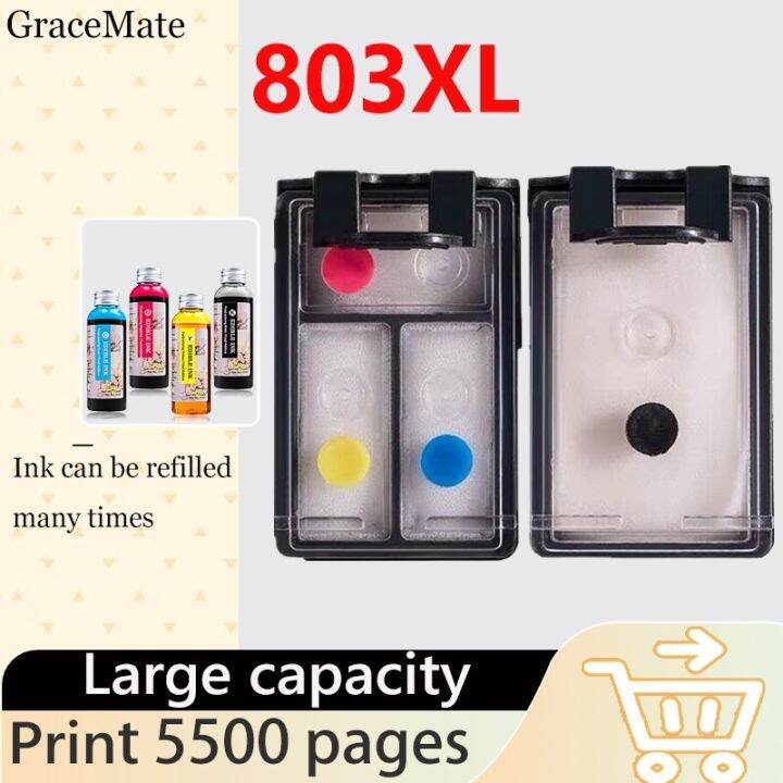 803XL Empty Refill Edible Ink Cartridge Replacement HP 803 XL For