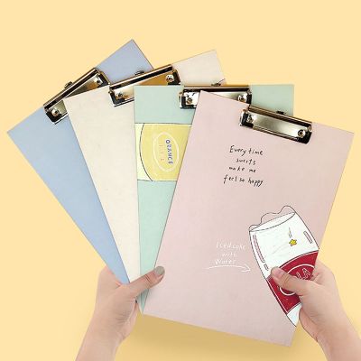 【hot】 10 Pieces File Folders with Retractable Metal Cartoon Student Office Folder Document Storage Test Paper