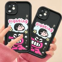 เคส RouJiang สำหรับ iPhone 15 14 13 12 11 Pro Max X Xr Xs Max 7 8 Plus SE 2020Apple เคสโทรศัพท์ป้องกันกรอบเลนส์แบบคลาสสิกอนิเมะการ์ตูนน่ารักใหม่