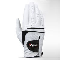 Limited Time Discounts Professional Golf S 1 Pc Left Right Hand PU + Leather With Ball Marker Golf Game Ball White Black Lycra New Style Gift One