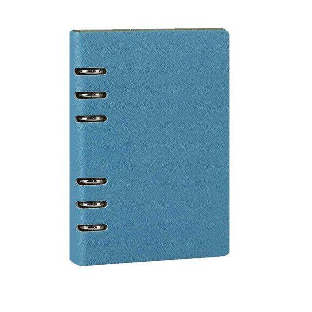 A6/A5/B5 Classic Refillable Planner Notebook Loose Pocket Leather 6