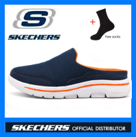 SKECHERS_Gowalk4 รองเท้า_skechers_ผู้ชาย สเก็ตเชอร์ส รองเท้า ผู้ชาย รองเท้าแตะ รองเท้าลำลองผู้ชาย รองเท้าผู้ชายแฟชั่นครึ่งส้น รองเท้ากีฬาไซส์ใหญ่ รองเท้าแตะกีฬาขนาดใหญ่ EU46-EU48แฟชั่นของผู้ชายกีฬารองเท้าผู้ชายรองเท้าลำลองรอ