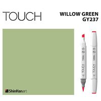 TOUCH TWIN BRUSH MARKER GY237 (WILLOW GREEN) / มาร์คเกอร์หัวพู่กัน-หัวตัดขนาดกลาง รหัส GY237 (WILLOW GREEN)