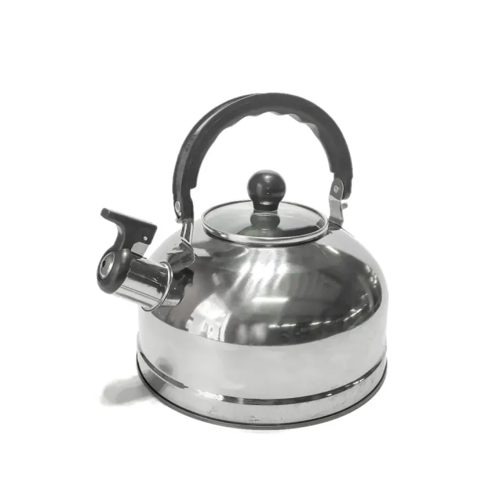 Whistling Kettle 3L 555 Makapal Glass Cover, Stove Top Whistling Kettle