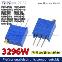 10pcs 3296W Trimmer Potentiometer precision adjustable resistance multi-turn trimming 1K 2K 5K 10K 100K 500K 103 100R W103 W104