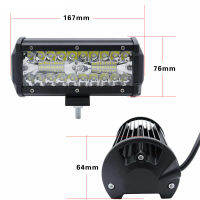 Niscarda 12V 7inch 120w LED Work Light Bar Combo Car Driving Lights For Off Road Truck 4WD 4x4 UAZ Ramp Auto Fog Lamp