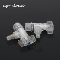 1pc transparent Plastic faucet 1/2" male thread PC water tap garden irrigation connector gas air pipe water valve Valves