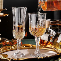 Transparent Diamond Crystal Glasses Luxury Household Goblet Creative Champagne Whisky Glass Cup Wine Glasses Wedding Cups