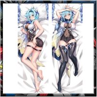 เกม Genshin ผลกระทบ Eula Lawrence Dakimakura กอดหมอน / สองด้านพิมพ์หมอน / คอสเพลย์เครื่องแต่งกาย Props