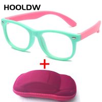 {Paopao glasses} HOOLDW แสงสีฟ้าเด็กแว่นตาเด็กสาวคอมพิวเตอร์ล้างปิดกั้นป้องกันสะท้อนแสงแว่นตาเด็กกรอบแสงแว่นตา UV400