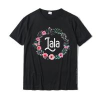 MotherS Day Gift For Grandma Men Floral Lala T-Shirt Cotton T Shirts For Students Street Tops T Shirt Funky Party