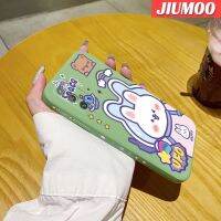 JIUMOO เคสปลอกสำหรับ Samsung Note 20อัลตร้าเคสเคสมือถือนิ่มรูปกระต่ายน้อยเคสขอบสี่เหลี่ยมด้านข้างบางกรอบซิลิโคนเคสป้องกันการกระแทก