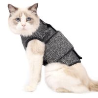 ZZOOI Freeship Cat Vest Cat Clothes Post Operative Rehabilitation Clothing Pet Recovery Suit Pet Cat Protection Suit Treatment Vest