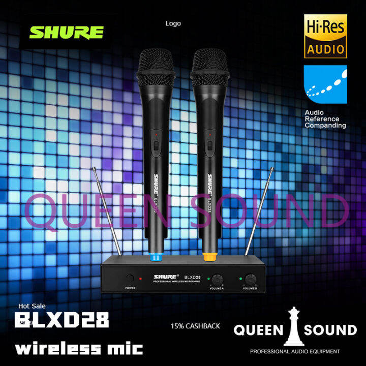 SHURE BLXD28 mic wireless microphone karaoke suara jernih original