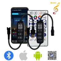 ◎✑ DC5-24V 3Pin 28Key Button Led Controller With Smart Pixel Bluetooth Music Remote For Individual Addressable 5050 RGB Strip Light