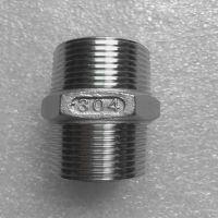 1/8 1/4 3/8 1/2 3/4 1 1-1/4 1-1/2 BSP Male to Male Thread Hex Nipple Threaded Reducer Pipe Fitting Stainless Steel 304