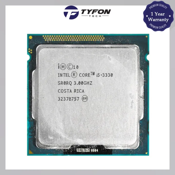 Intel Core I5 3330 Cpu 3.00 Ghz Intel Core i5-3330 Desktop Processor (6M Cache, up to 3.00 GHz