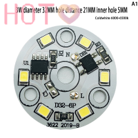 Hot? หลอดไฟทรงกลมสีขาวอบอุ่นเย็น3W 5W 7W 9W 12W 15W 220 W AC V-240V SMD สำหรับหลอดไฟไม่จำเป็นต้องมีไดรเวอร์ชิป LED