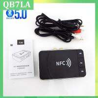 5.0 Receiver NFC Bluetooth-Compatible Transmitter 3.5mm AUX Jack RCA Music Wireless Audio Adapter Smart Car Kit QB7LA