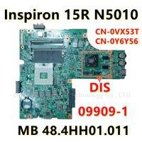 09909-1 09909-2สำหรับ Inspiron 15R N5010เมนบอร์ด MB 48.4HH01.011 CN-0VX53T 0Y6Y56 052F31เมนบอร์ดแล็ปท็อป DIS หรือ UMA HM57